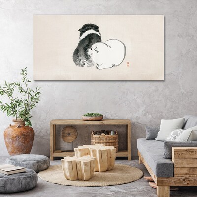 Tablou canvas Aspectul prietenos al câinilor