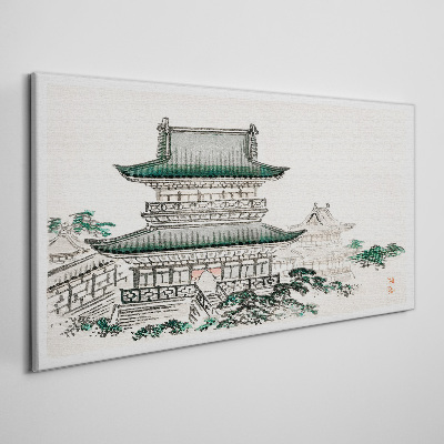 Tablou canvas Clădiri tradiționale asiatice