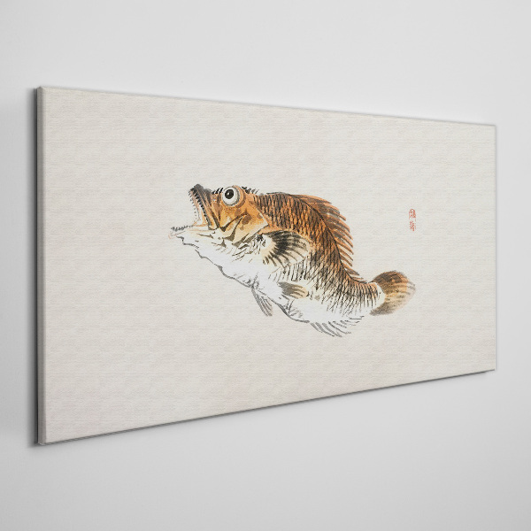 Tablou canvas Eleganță de pește în nuanțe delicate