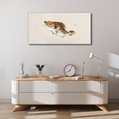 Tablou canvas Eleganță de pește în nuanțe delicate