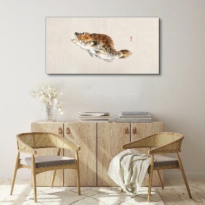 Tablou canvas Eleganță de pește în nuanțe delicate