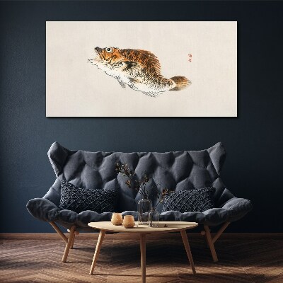 Tablou canvas Eleganță de pește în nuanțe delicate