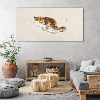 Tablou canvas Eleganță de pește în nuanțe delicate