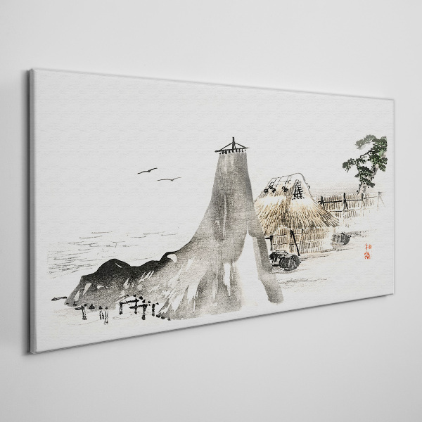 Tablou canvas Un peisaj liniştit pe litoral