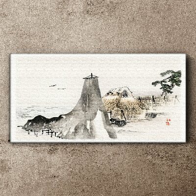Tablou canvas Un peisaj liniştit pe litoral