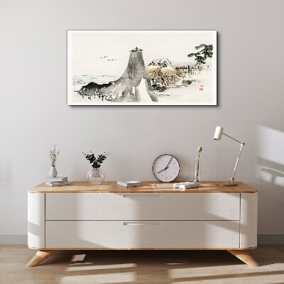 Tablou canvas Un peisaj liniştit pe litoral