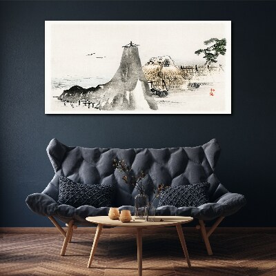 Tablou canvas Un peisaj liniştit pe litoral