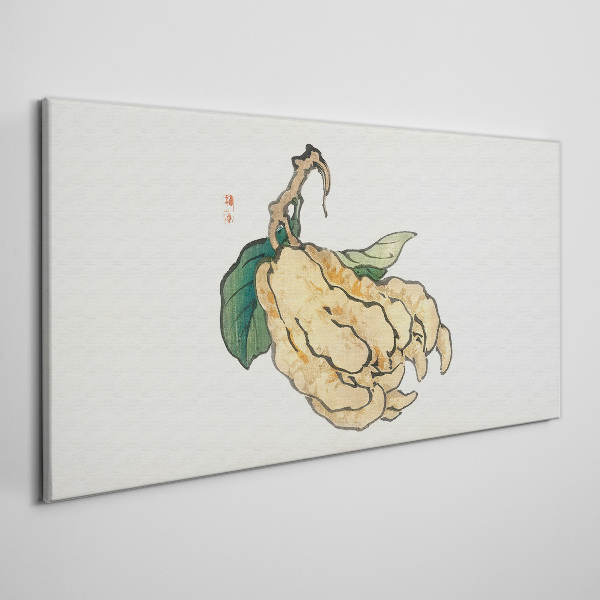 Tablou canvas Lămâi pe fundal alb