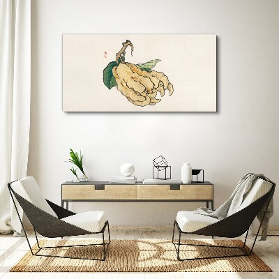 Tablou canvas Lămâi pe fundal alb