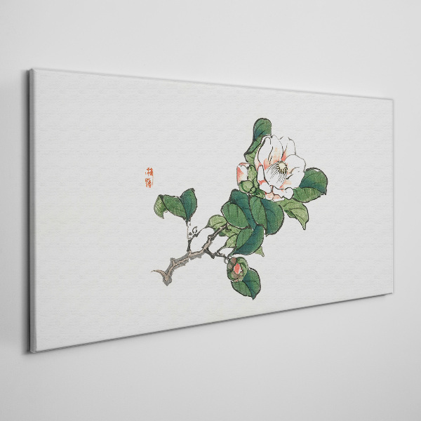 Tablou canvas Floare de magnolia pe o ramură