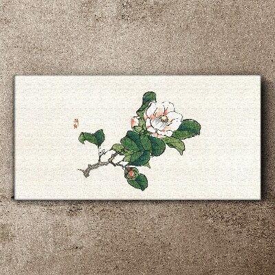 Tablou canvas Floare de magnolia pe o ramură