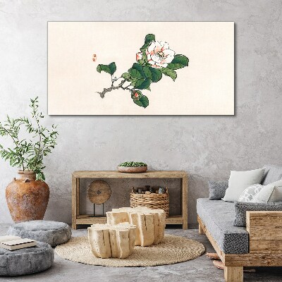 Tablou canvas Floare de magnolia pe o ramură