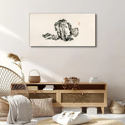 Tablou canvas Peisaj alb-negru