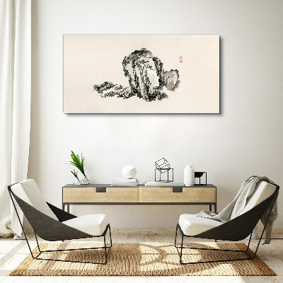 Tablou canvas Peisaj alb-negru