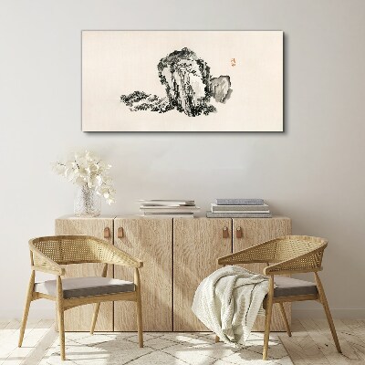 Tablou canvas Peisaj alb-negru