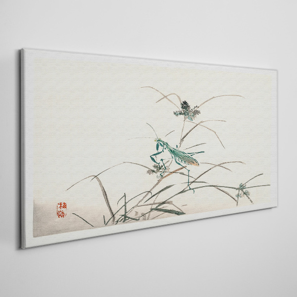 Tablou canvas Fluture pe iarbă