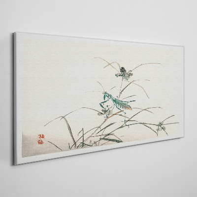 Tablou canvas Fluture pe iarbă