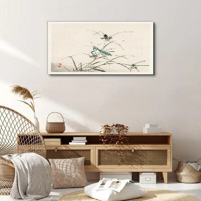 Tablou canvas Fluture pe iarbă