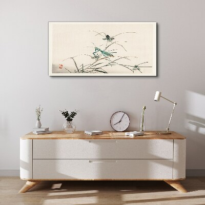 Tablou canvas Fluture pe iarbă