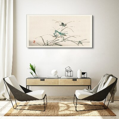 Tablou canvas Fluture pe iarbă