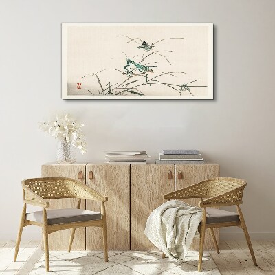 Tablou canvas Fluture pe iarbă