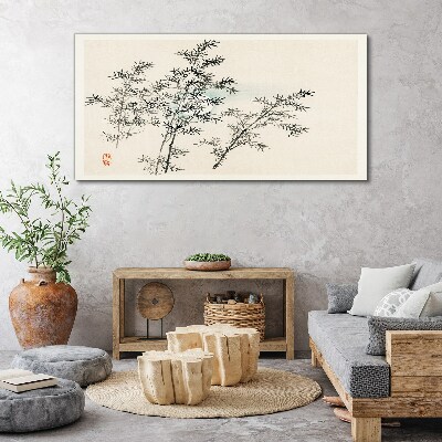 Tablou canvas crengi asiatice de copac