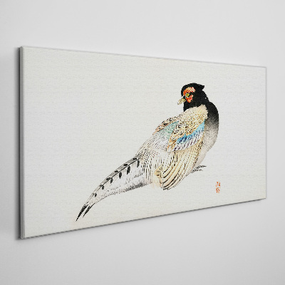 Tablou canvas Fazan în Penaj Elegant