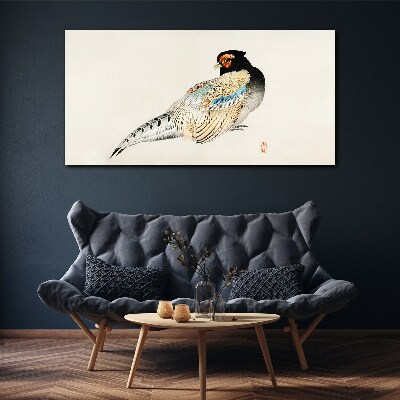 Tablou canvas Fazan în Penaj Elegant