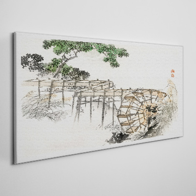Tablou canvas Pace la moara cu apă