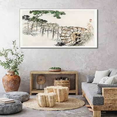 Tablou canvas Pace la moara cu apă