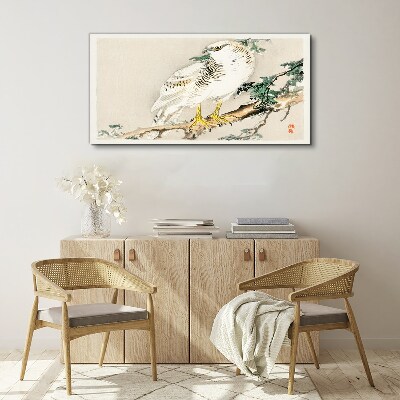 Tablou canvas Soimul pe o ramura