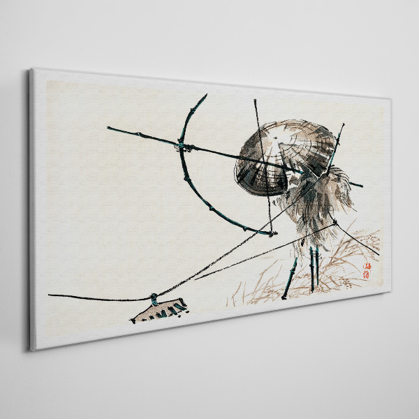 Tablou canvas Meduzele în linii abstracte