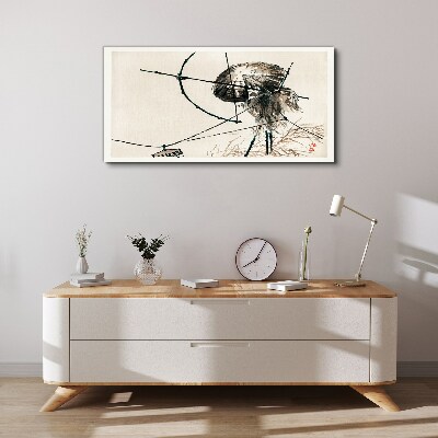 Tablou canvas Meduzele în linii abstracte
