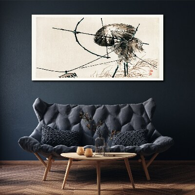 Tablou canvas Meduzele în linii abstracte
