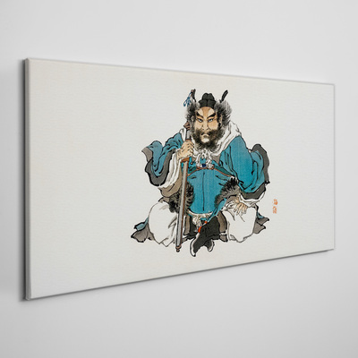 Tablou canvas Maestru în halat albastru