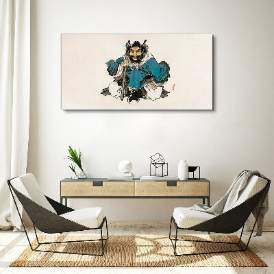 Tablou canvas Maestru în halat albastru