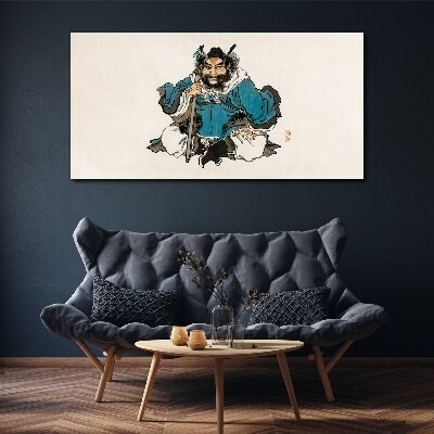 Tablou canvas Maestru în halat albastru