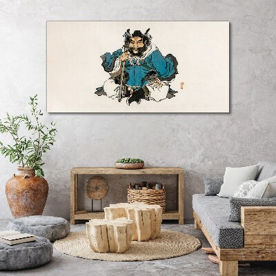 Tablou canvas Maestru în halat albastru