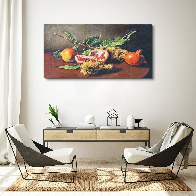 Tablou canvas Compoziție de fructe cu rodie