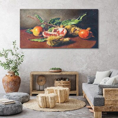 Tablou canvas Compoziție de fructe cu rodie