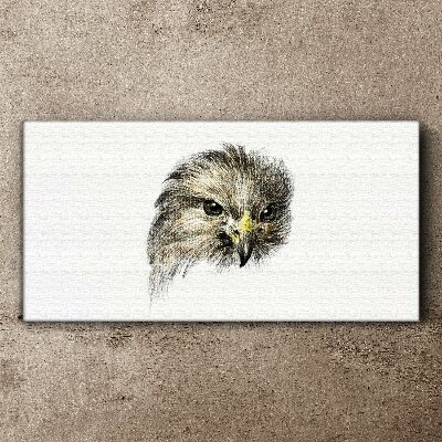 Tablou canvas Portretul unei păsări de pradă