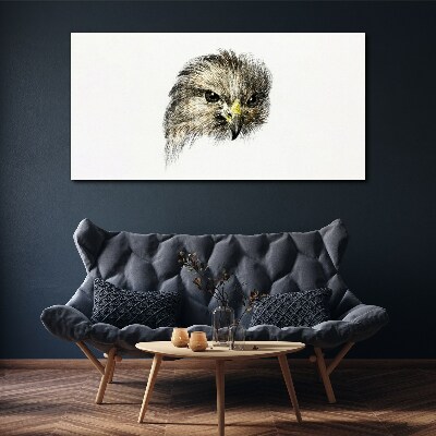 Tablou canvas Portretul unei păsări de pradă