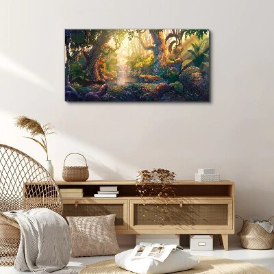 Tablou canvas Pădure misterioasă dimineața