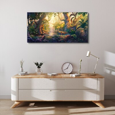 Tablou canvas Pădure misterioasă dimineața