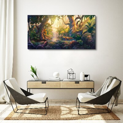 Tablou canvas Pădure misterioasă dimineața