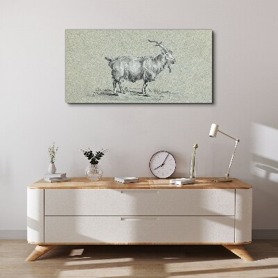 Tablou canvas Animal capră modern