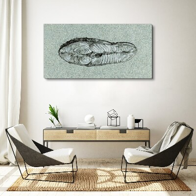 Tablou canvas Formă abstractă în nuanțe de albastru