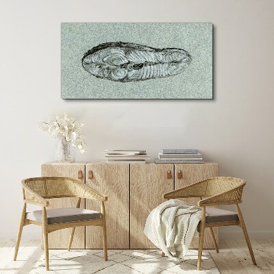 Tablou canvas Formă abstractă în nuanțe de albastru