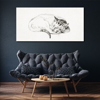 Tablou canvas Pisica adormita