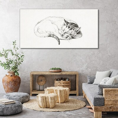 Tablou canvas Pisica adormita